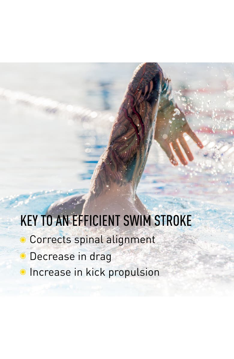FINIS Posture Trainer Swim Tool Head Alignment for All Four Strokes Improves Body Position Stroke Efficiency, Alternate, color, Black