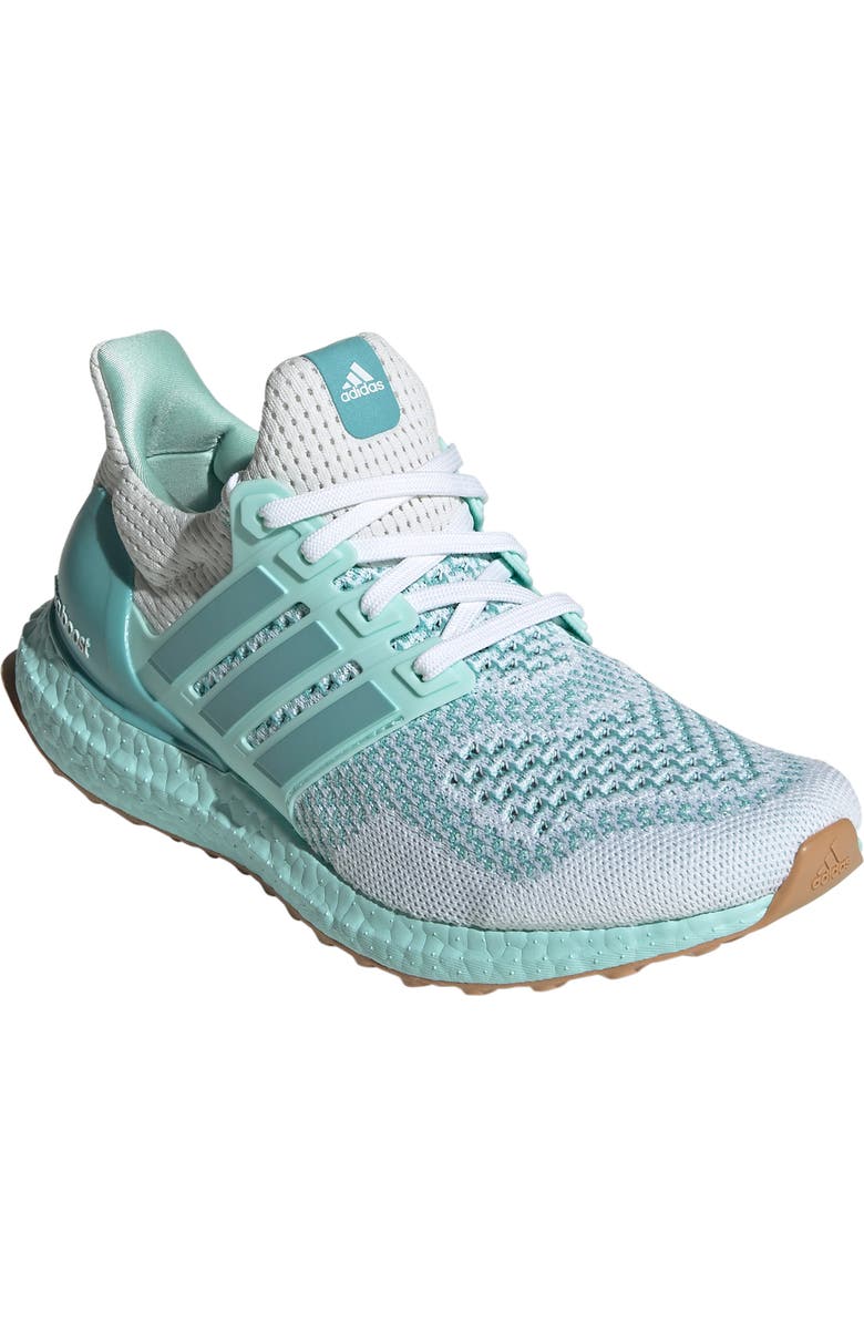 adidas Ultraboost 1.0 Running Sneaker, Main, color, White/ Mint/ Flash Aqua