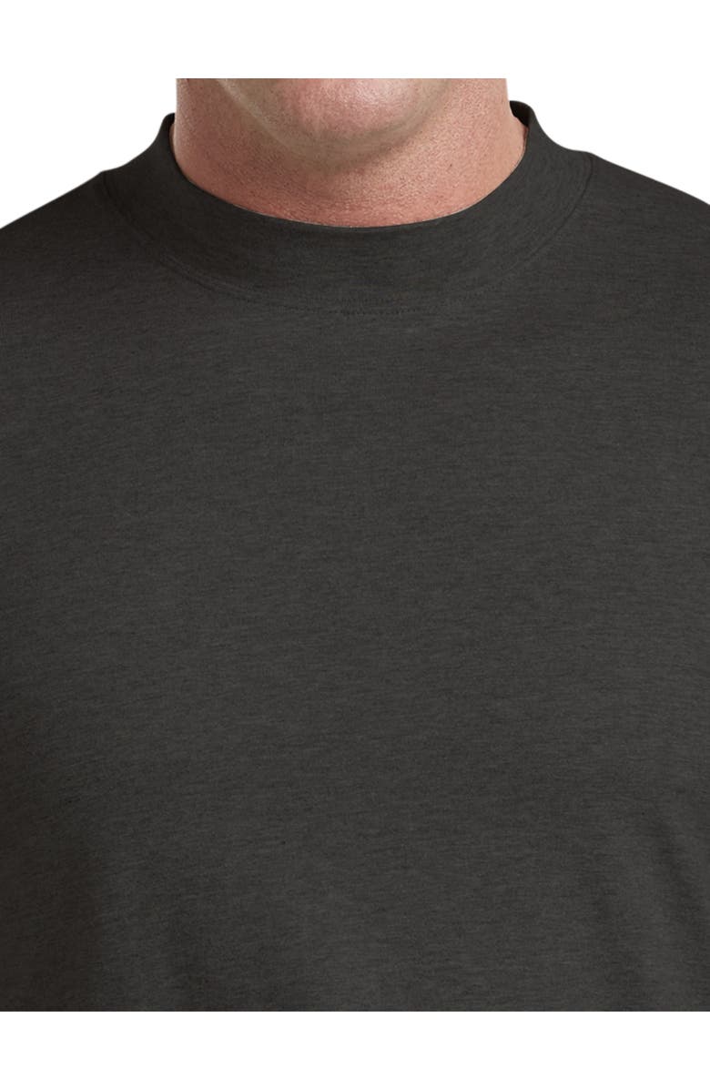 Harbor Bay by DXL Big & Tall Moisture-Wicking Long-Sleeve Shirt, Alternate, color, Graniththr