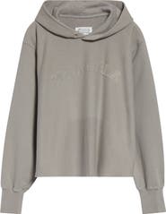 Maison Margiela Décortiqué Logo Raw Cut French Terry Hoodie