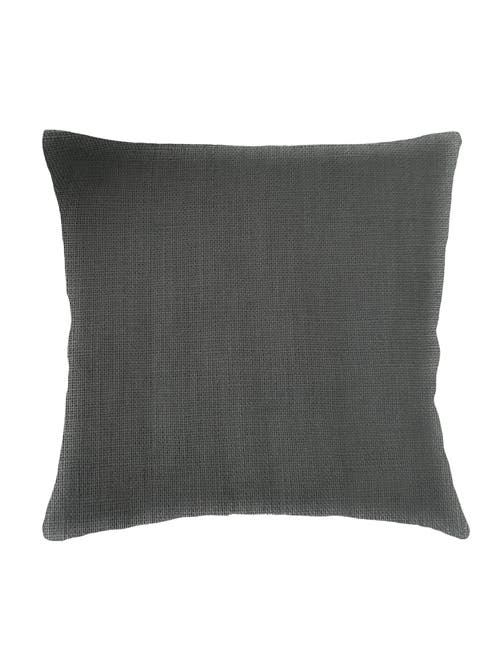 Anaya So Soft Linen Pillow With Down Insert In Antique Grey