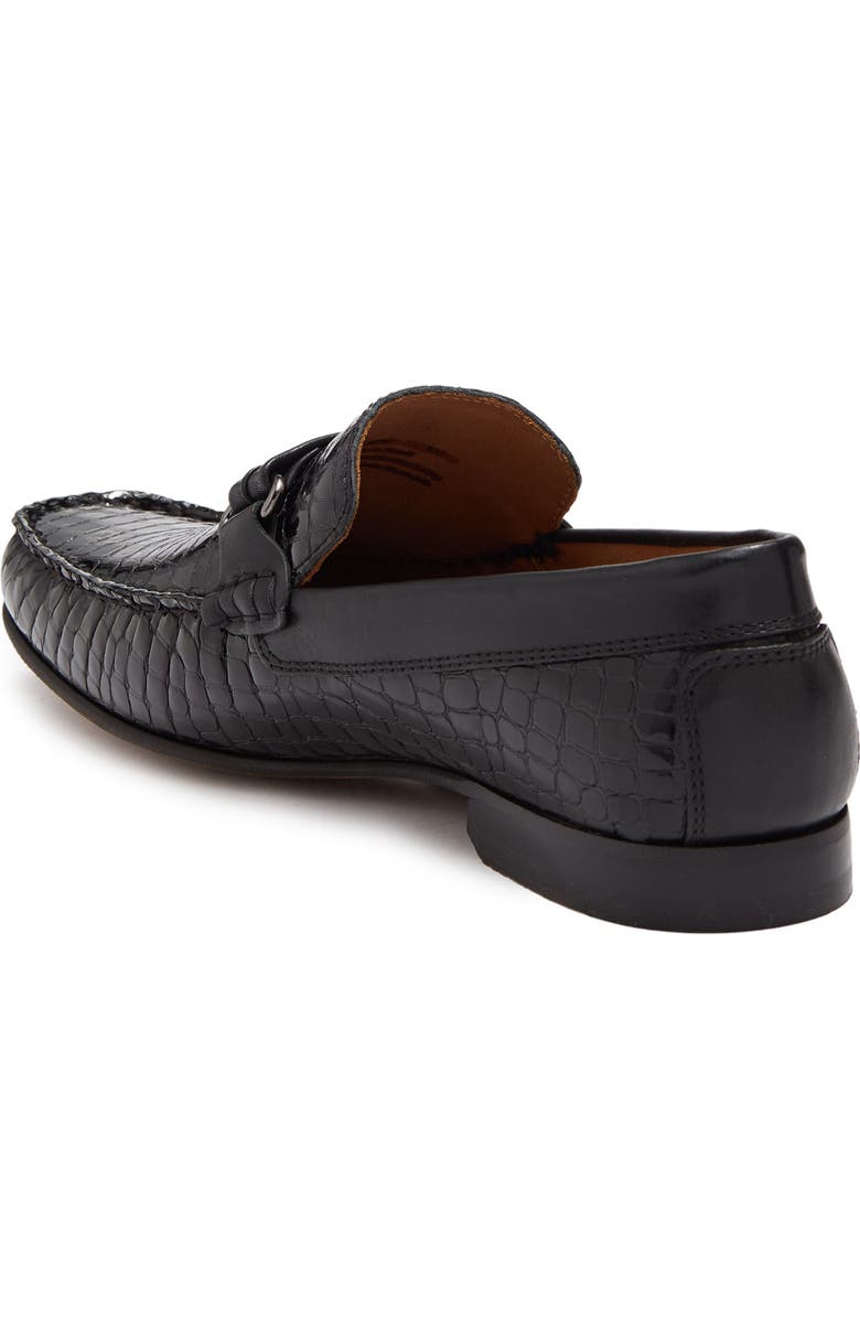Donald Pliner Croc Embossed Bit Loafer, Alternate, color,