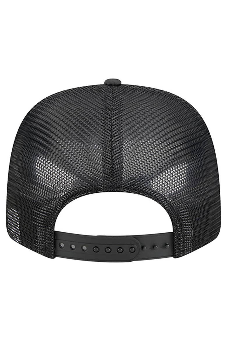 Men's New Era  Black Phoenix Suns Quilted 9SEVENTY Trucker Adjustable Hat, Alternate, color, Black