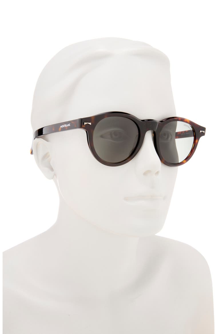 49mm Core Round Sunglasses, Alternate, color, HAVANA HAVANA GREEN