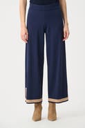 Joseph Ribkoff Sweater Knit Colour Block Culotte Pants