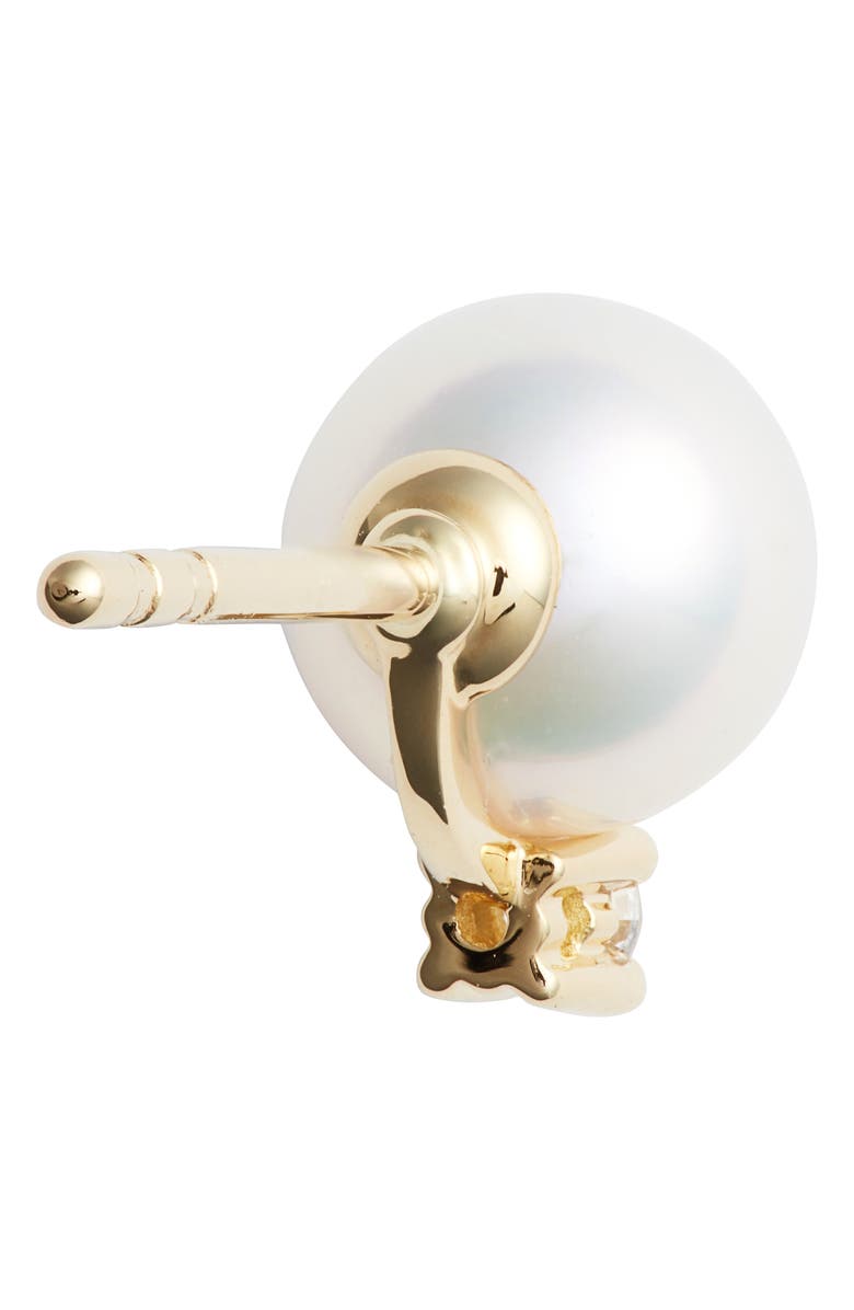 Mikimoto Everyday Essentials 18K Pearl Necklace and Stud Earrings Set, Alternate, color,