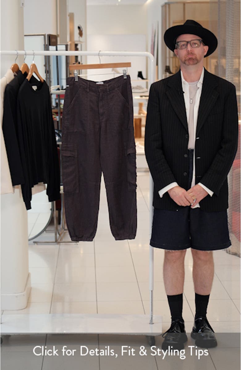 Ciela Linen Utility Joggers, sales video thumbnail