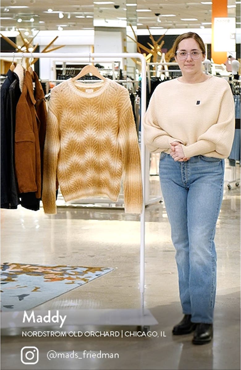 Space Dye Stripe Sweater, sales video thumbnail