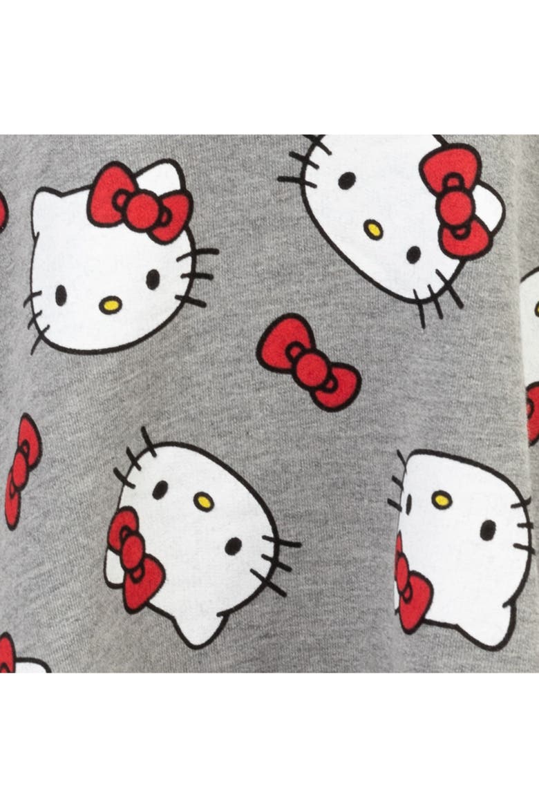 Skater Dress, Alternate, color, Hello Kitty Grey