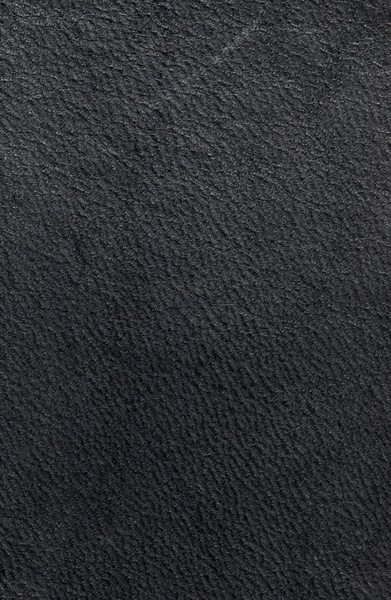 rag & bone Rebound Leather Belt, Alternate, color, Blk/ Silver