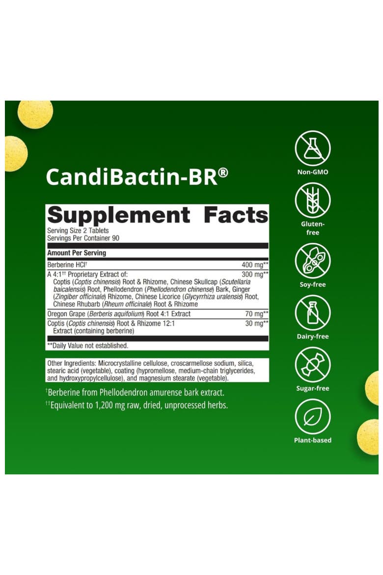 Concentrated Berberine Intestinal Support Supplement 180 Tablets, Alternate, color, None