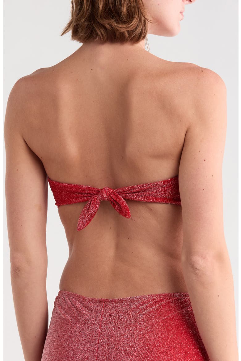 Hudson Bralette Bikini Top, Alternate, color, FLAME