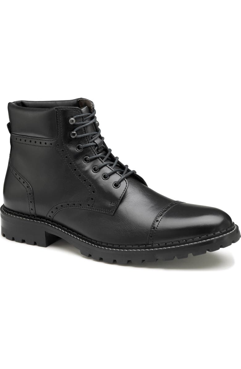 Johnston & Murphy Garrison Cap Toe Boot, Main, color,