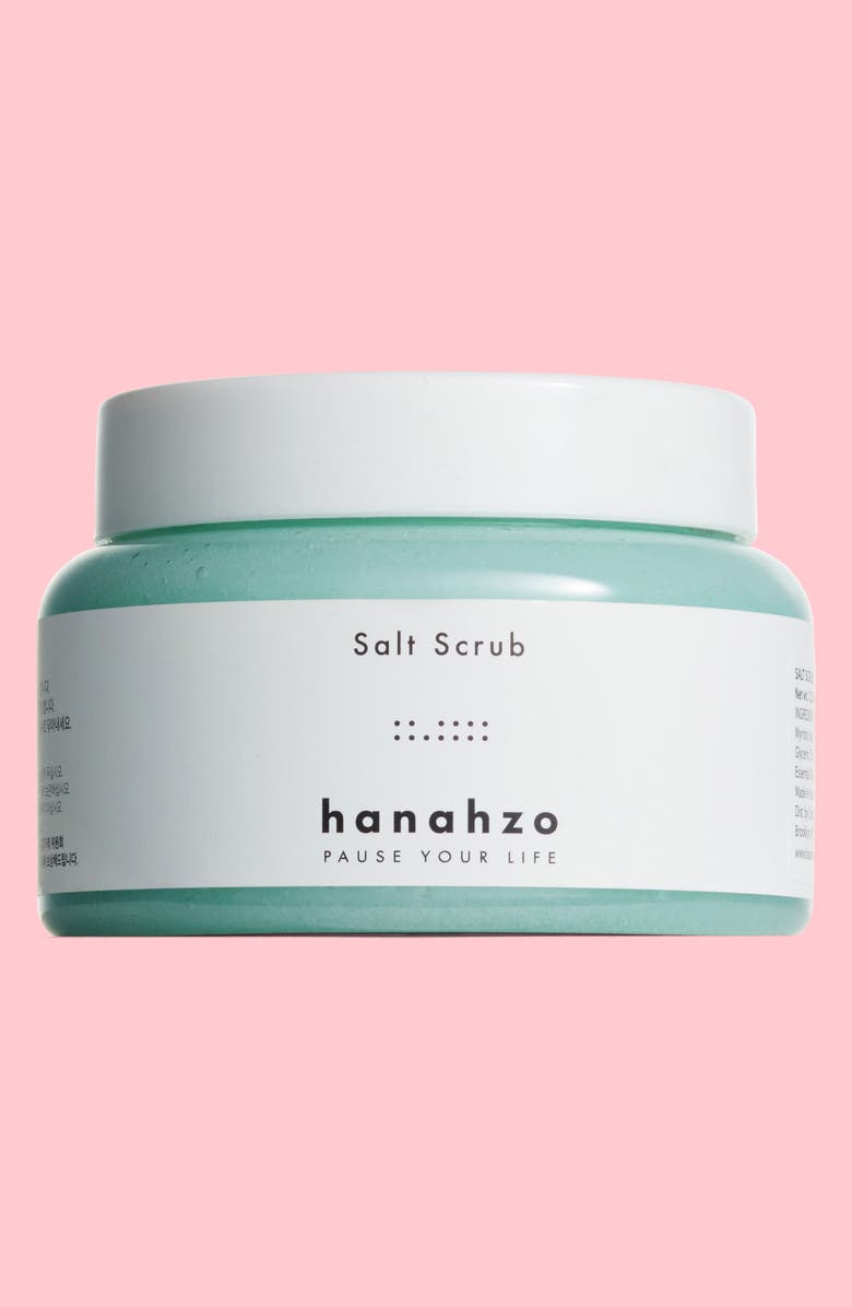HANAHZO Lime Tea Tree Salt Scrub, Main, color,