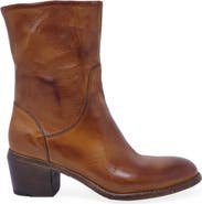 Madison Maison Leather Mid Calf Boot