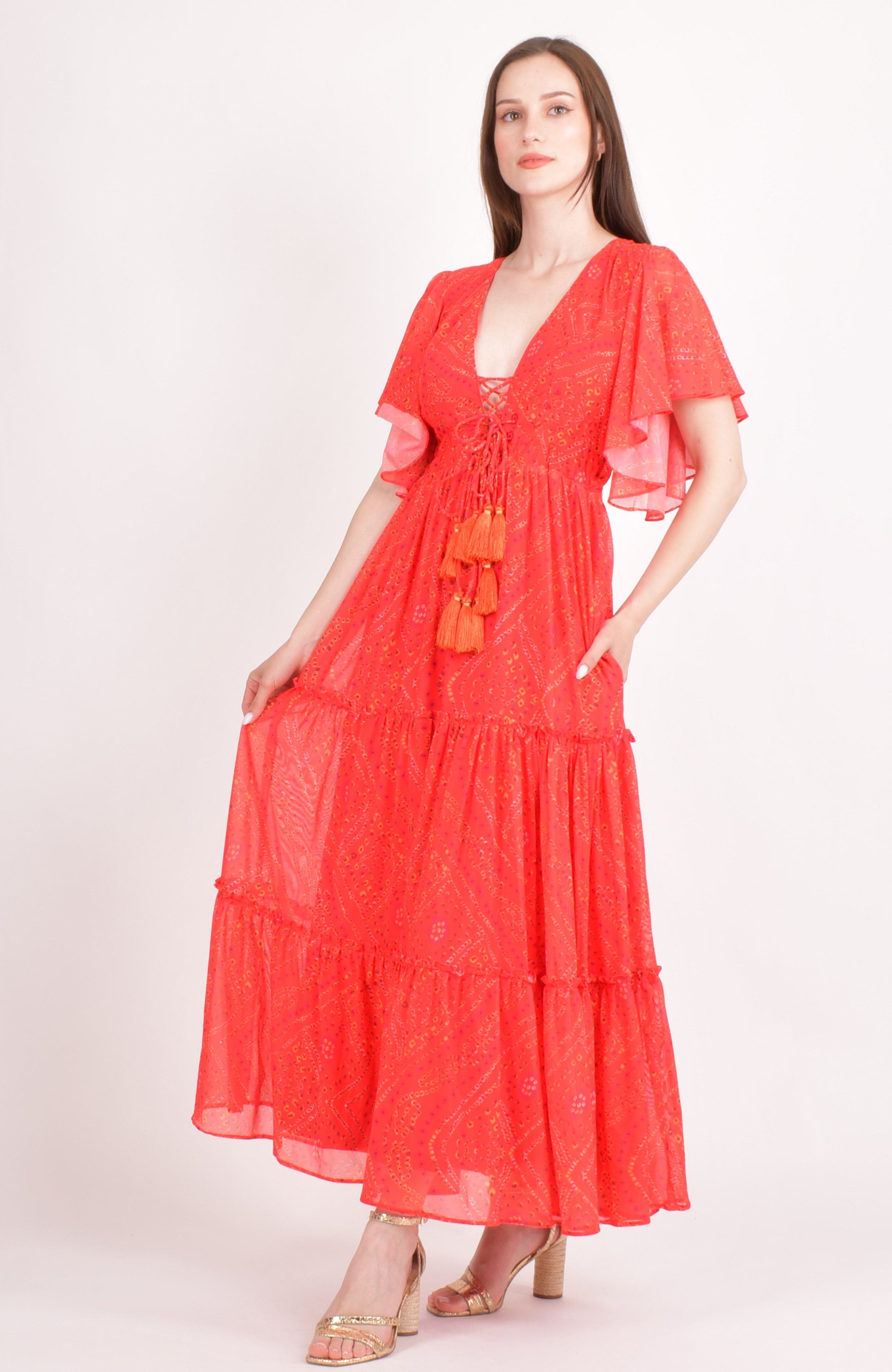 Lanna Tiered Maxi Dress - image 2
