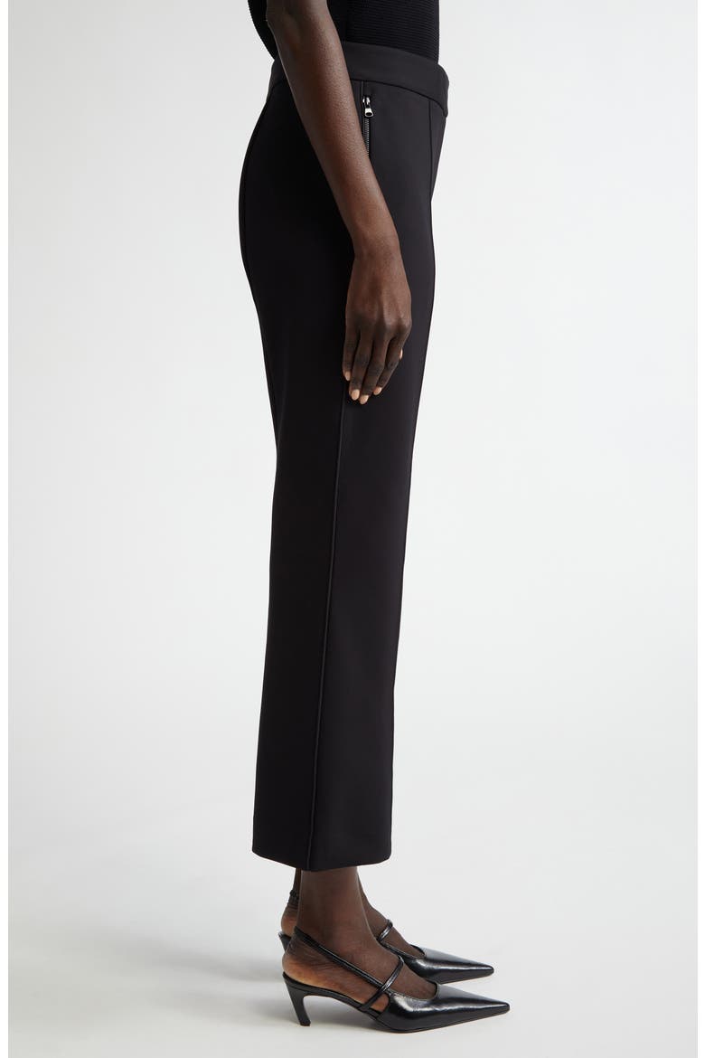 Double Knit Flare Pants, Alternate, color, BK00 BLACK
