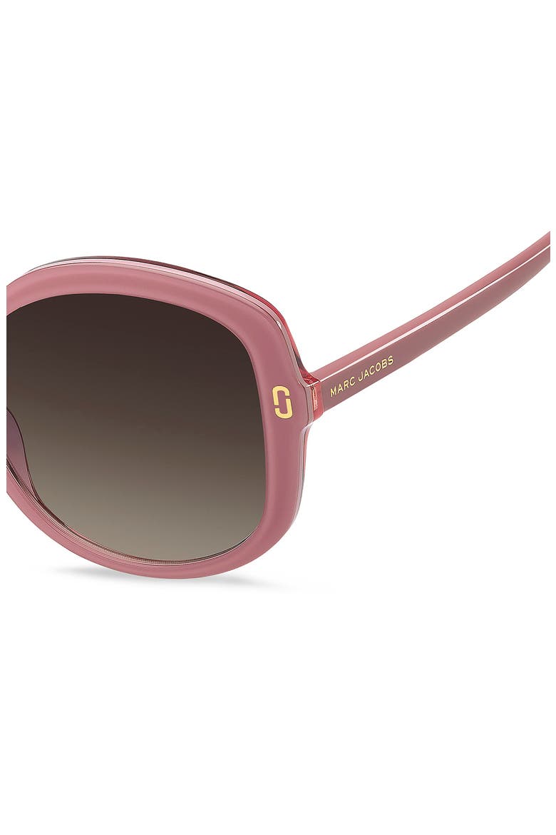 56mm Gradient Round Sunglasses, Alternate, color, 035J-HA