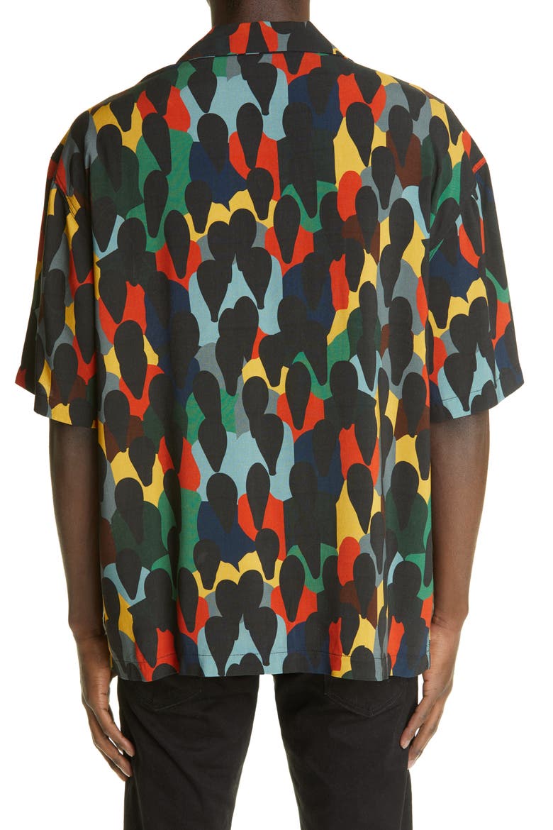 Heritage Print Bowling Shirt (Nordstrom Exclusive), Alternate, color, MULTI