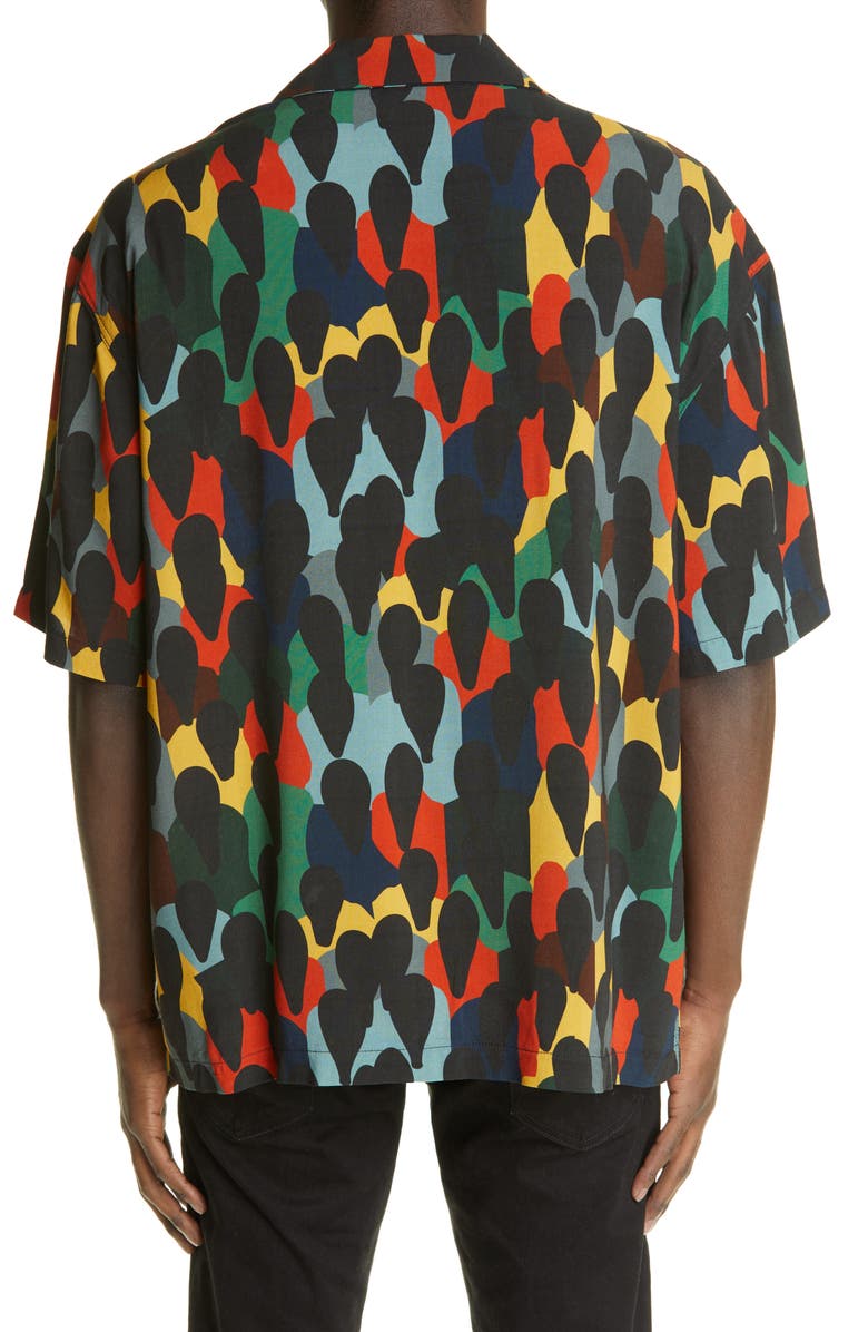 Coral Studios Heritage Print Bowling Shirt, Alternate, color,