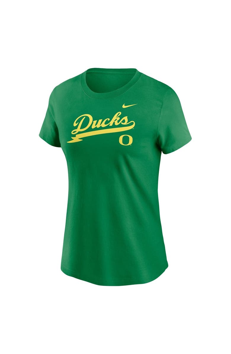 Nike Women's Nike Green Oregon Ducks Local Script T-Shirt, Alternate, color, Green