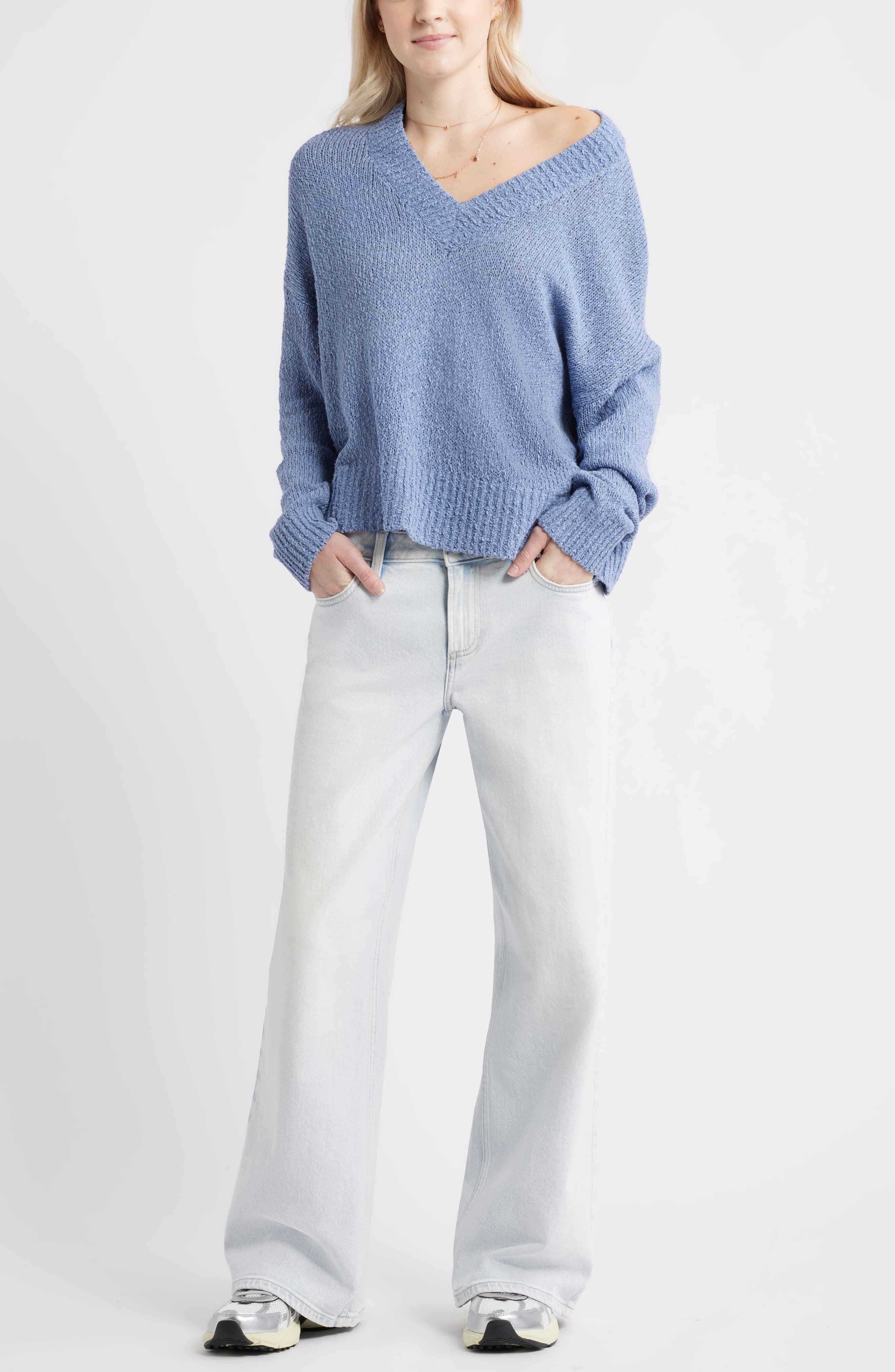 Oversize V-Neck Sweater - image 4