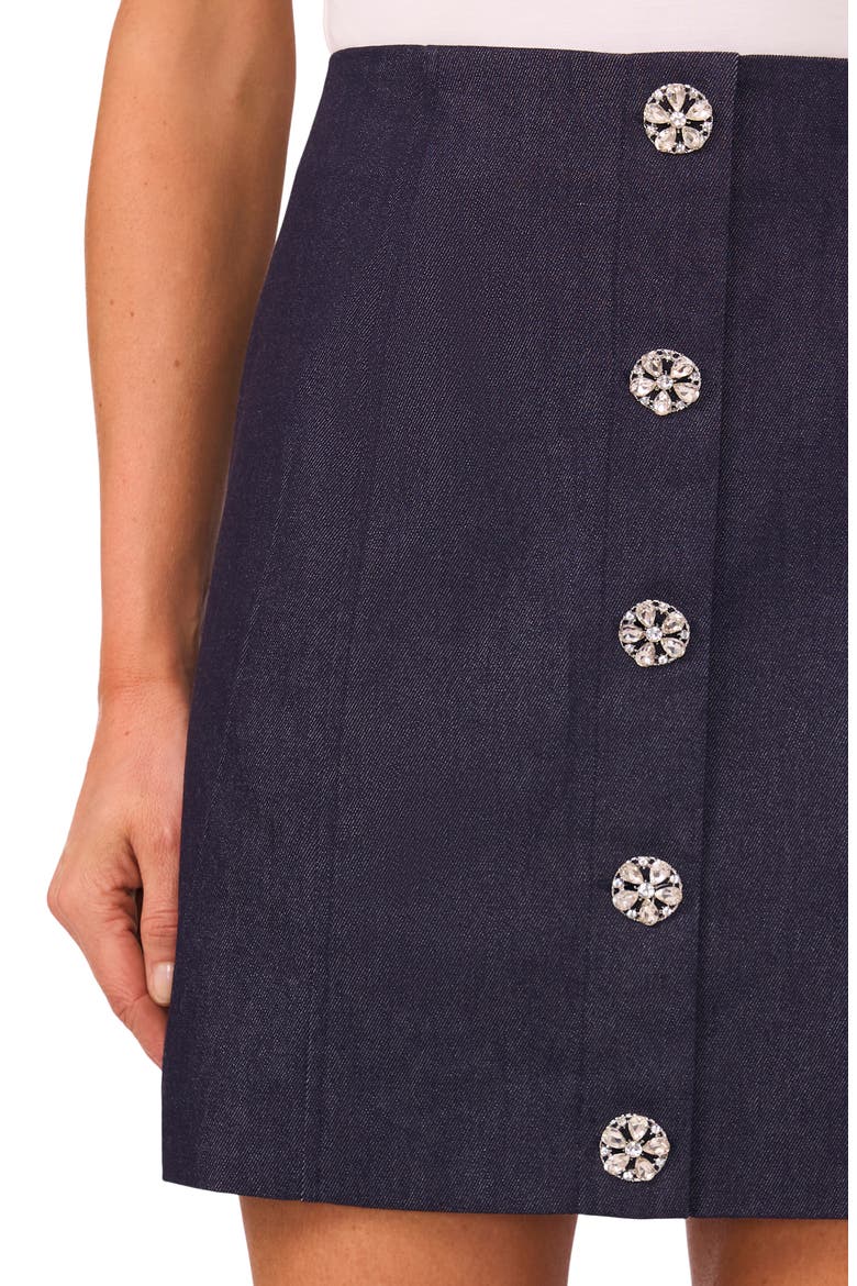 Denim Miniskirt, Alternate, color, CLASSIC NAVY