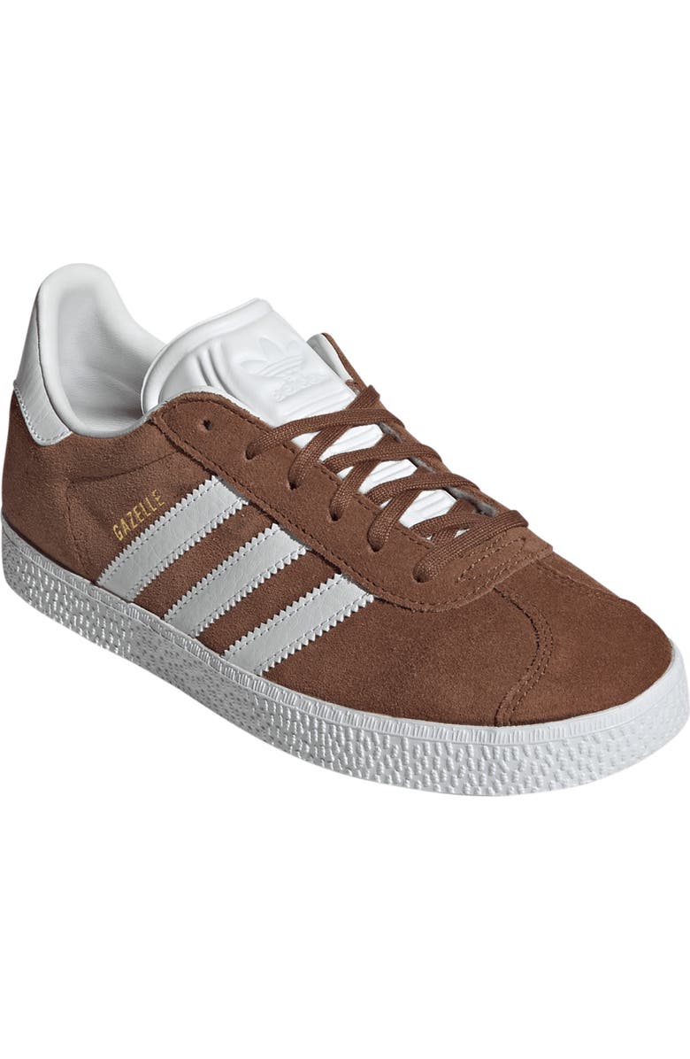 adidas Kids' Gazelle Low Top Sneaker, Main, color, Prebrn/Ftw