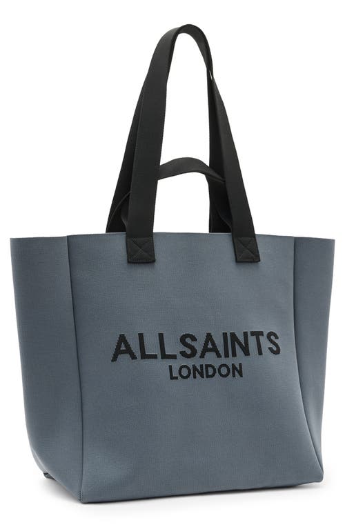 Allsaints Izzy Recycled Polyester Tote In Turbulence Gray