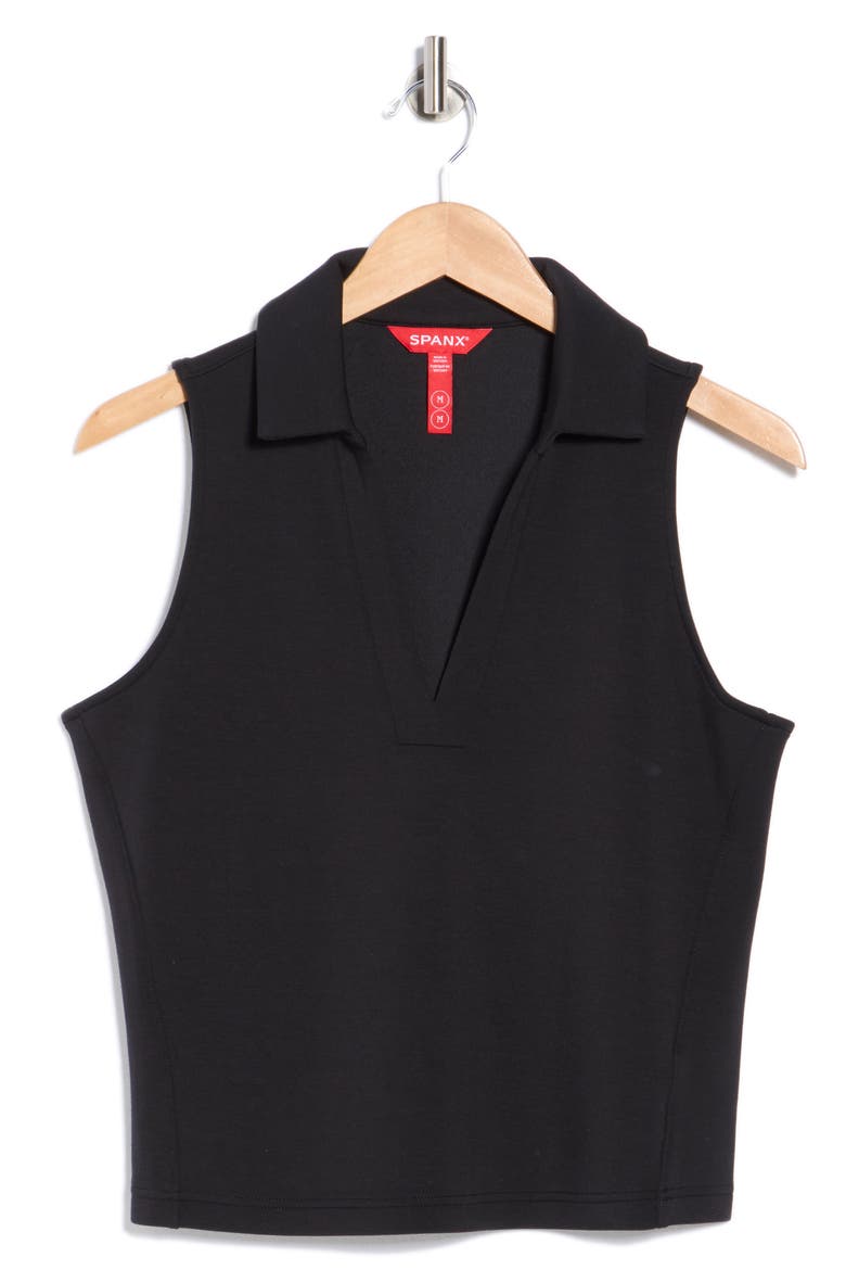 Airessentials Polo Tank, Main, color, VERY BLACK