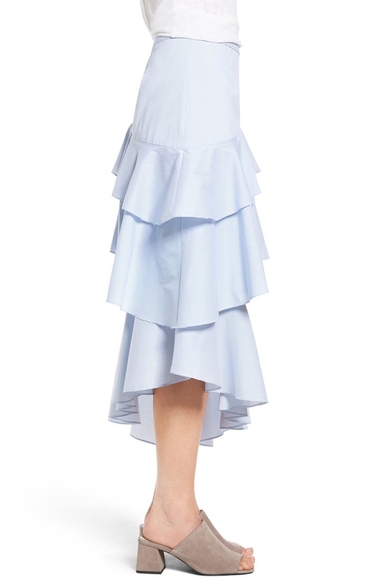 Chelsea28 Ruffle Midi Skirt, Alternate, color,