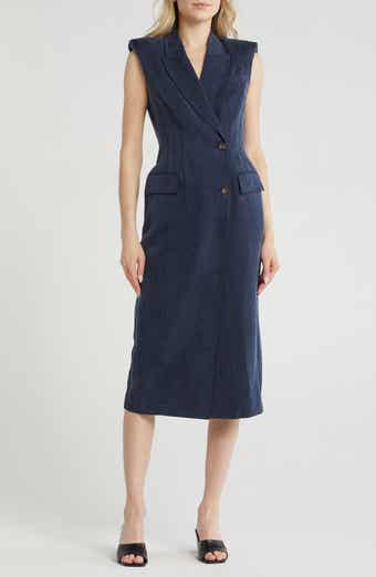 Reiss Guliana Cupro Blazer Dress