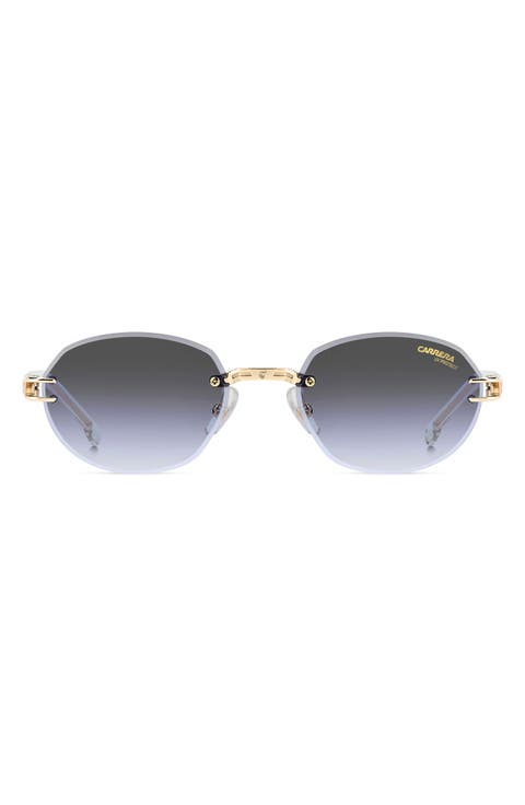 1088/S 53mm Gradient Oval Sunglasses