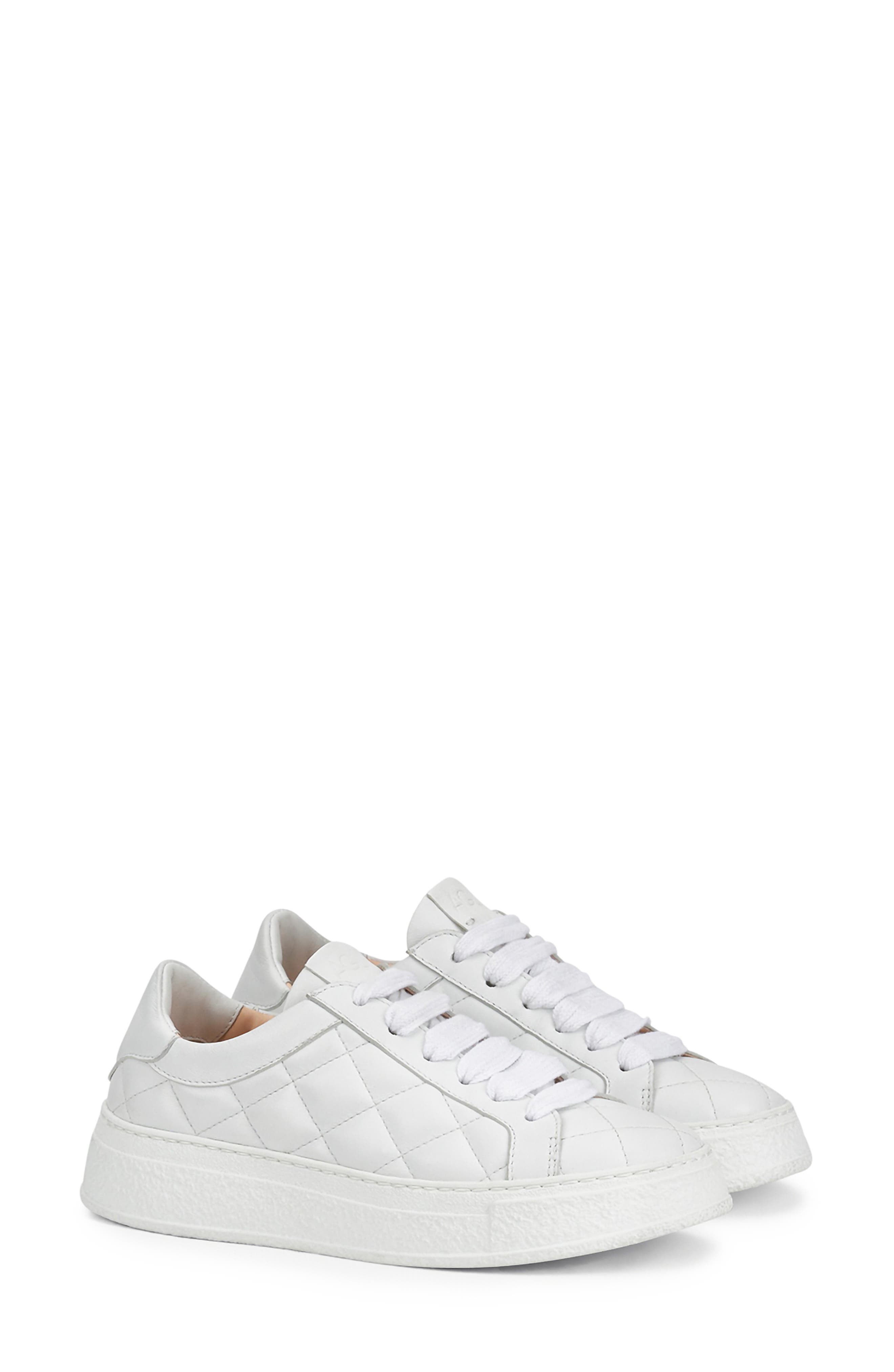 AGL Diamond Quilt Leather Sneaker