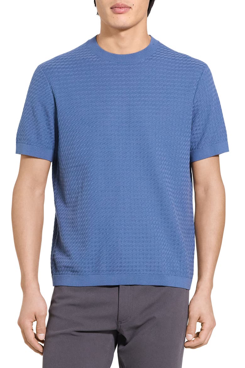 Damian Tactile Crewneck T-Shirt, Main, color, BERING