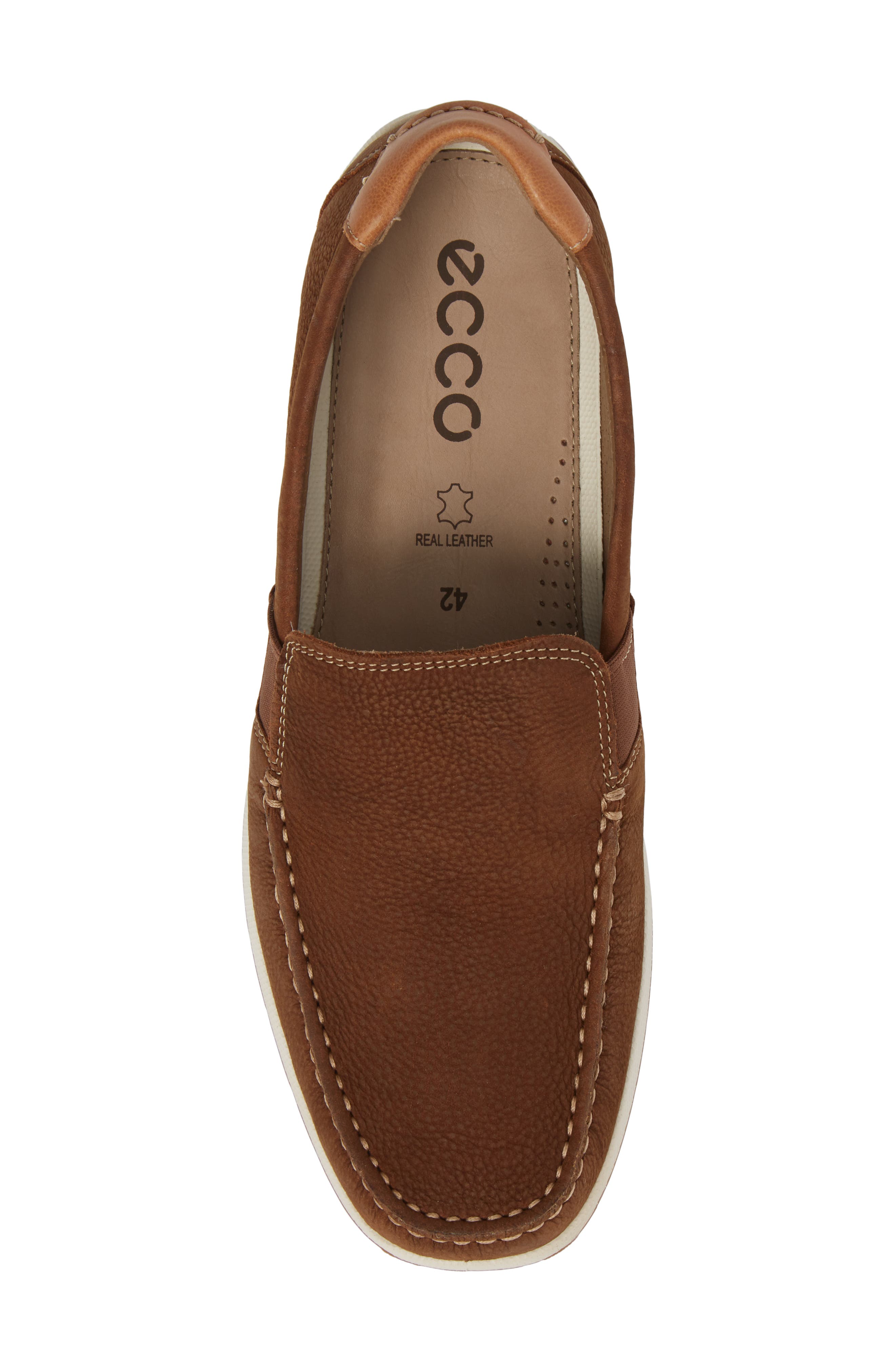 ECCO DIP Lux Moc Toe Driver, Alternate, color, 