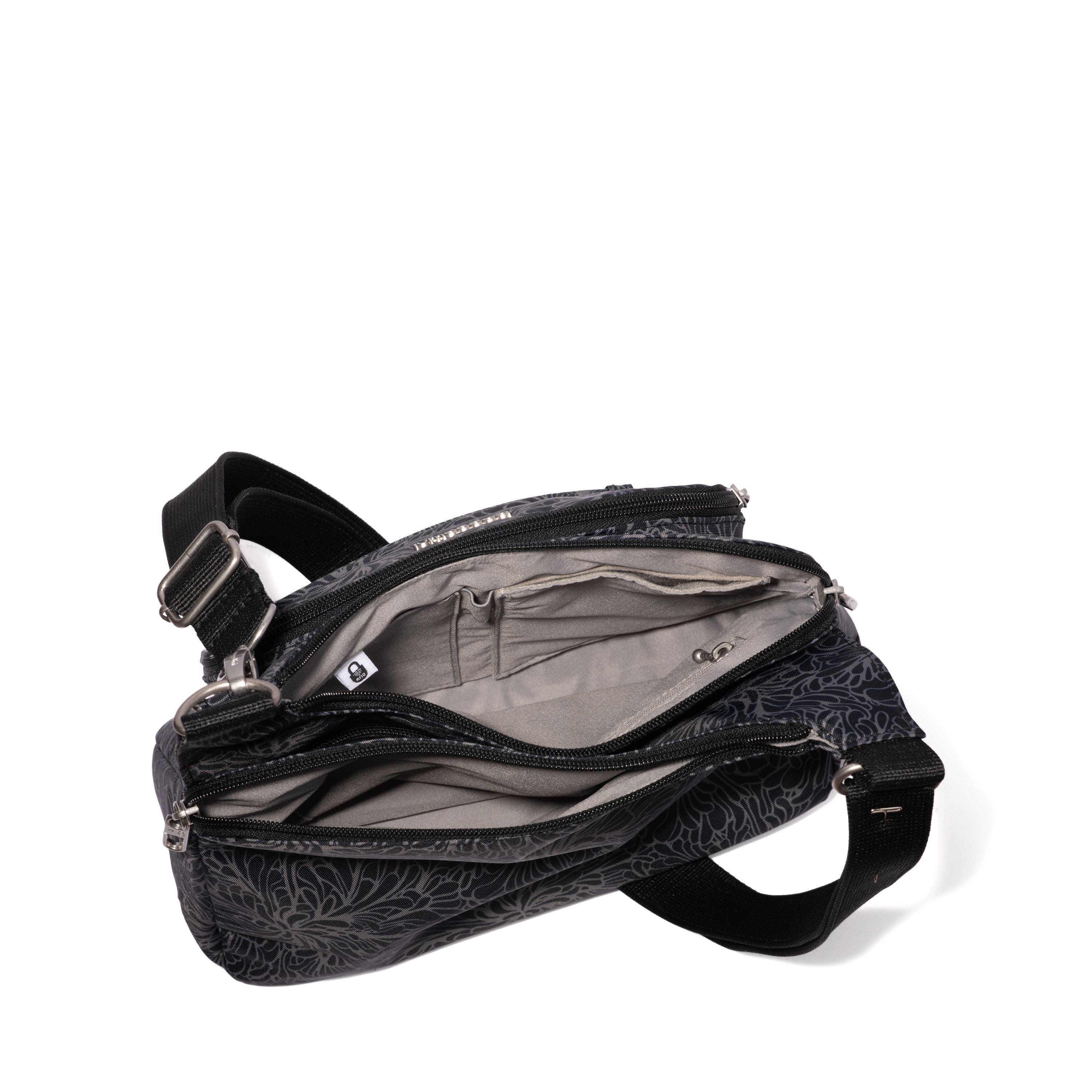BAGGALLINI Securtex Anti-Theft Crossover Crossbody, Alternate, color, Midnight Blossom
