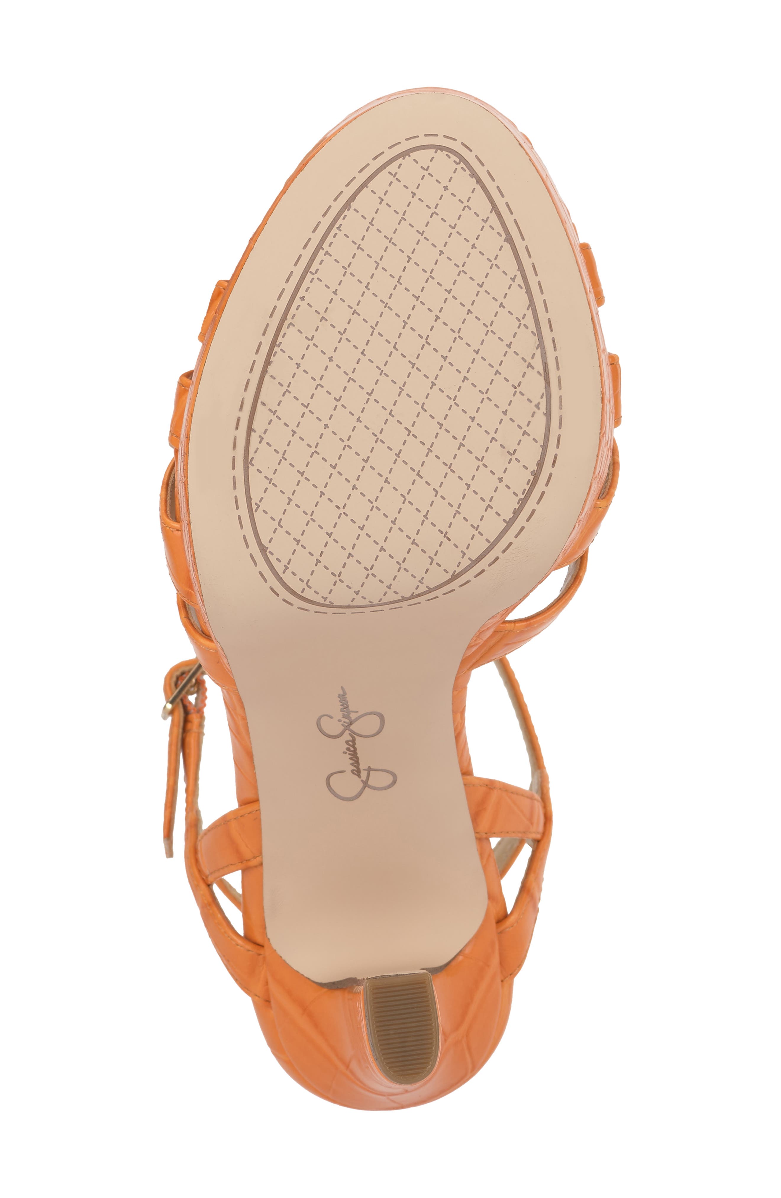 Itzari Ankle Strap Platform Sandal, Alternate, color, ORANGE 04