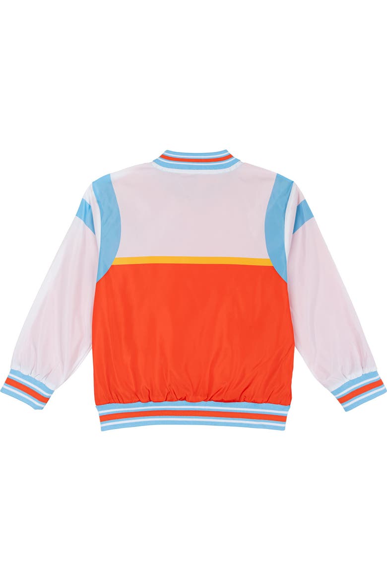Varsity Bomber Jacket, Alternate, color, Red White