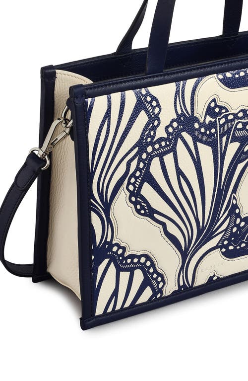 Radley Under The Sea Small Ziptop Satchel Bag In Gray