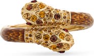 Kenneth Jay Lane Pavé Crystal Snake Bypass Bracelet