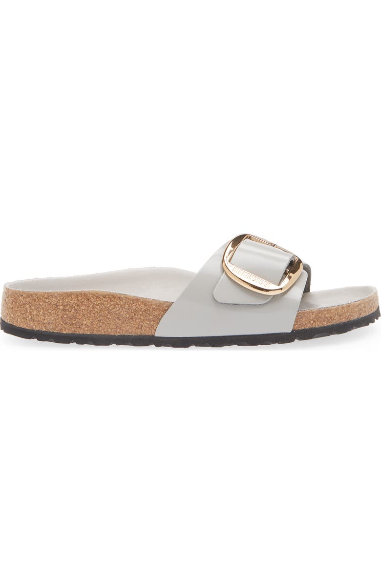 Birkenstock Madrid Big Buckle Slide Sandal, Alternate, color, Stone Coin