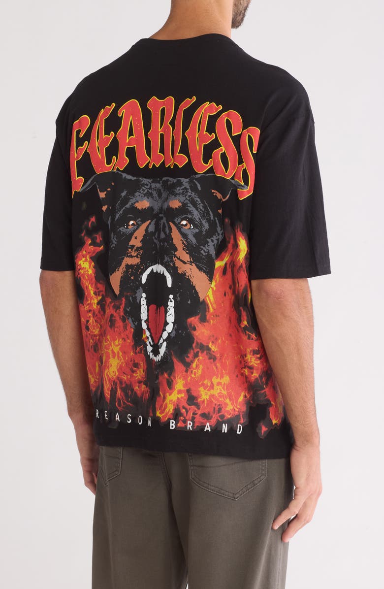 Reason Fearless Box Graphic Print T-Shirt, Alternate, color,