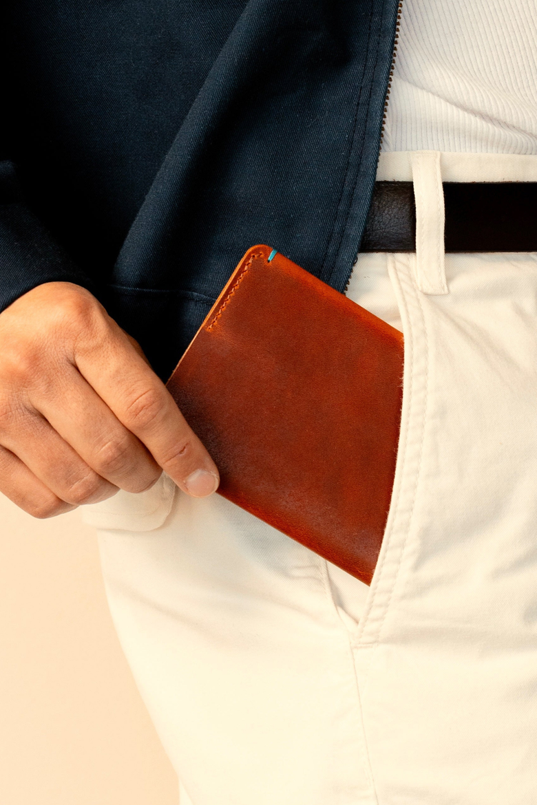The Companion Horween Leather Pocket Journal, Alternate, color, English Tan