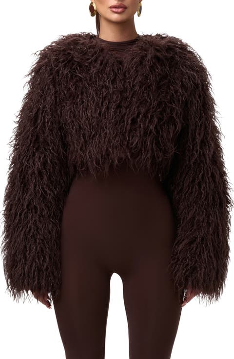 Mongolian Faux Fur Jacket