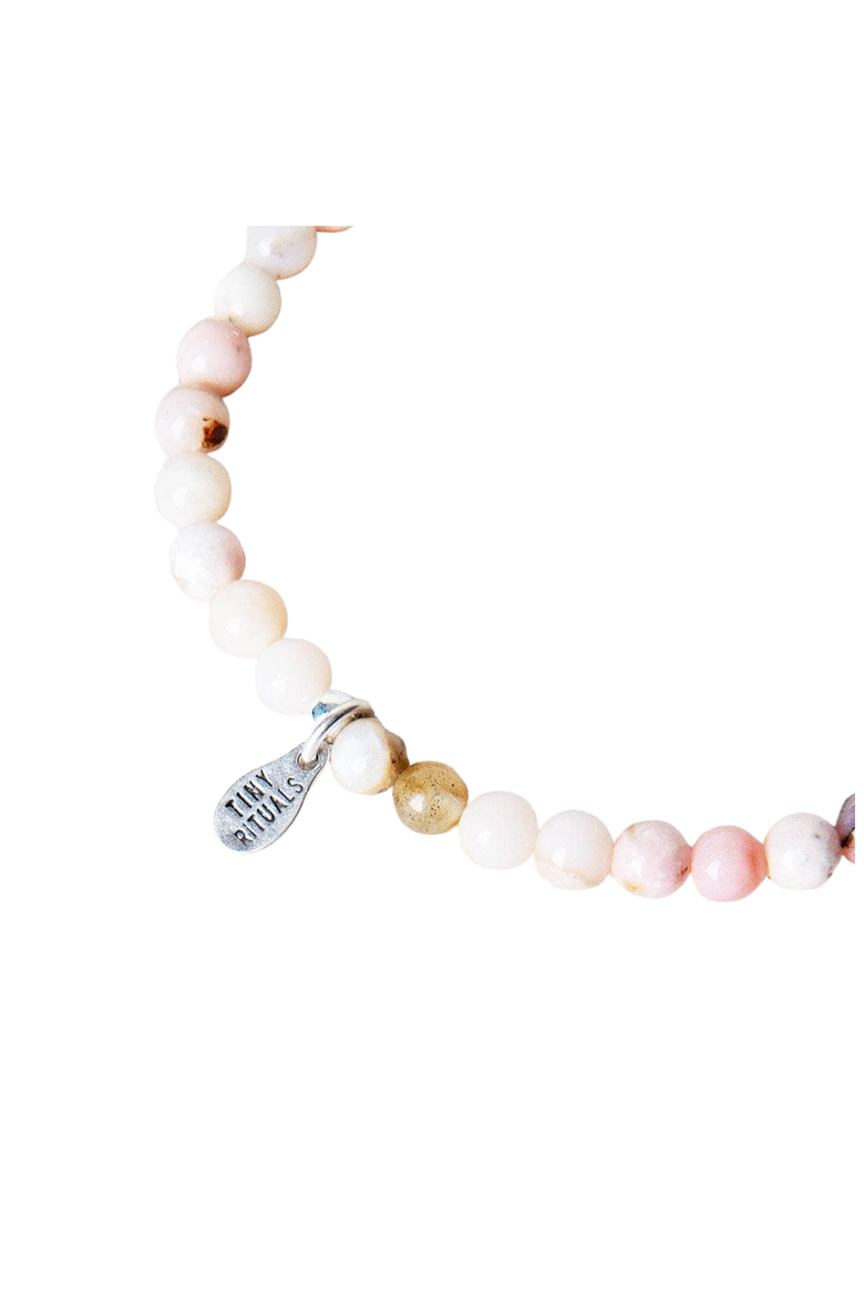 Peruvian Opal Energy Bracelet, Alternate, color, Pink Opal
