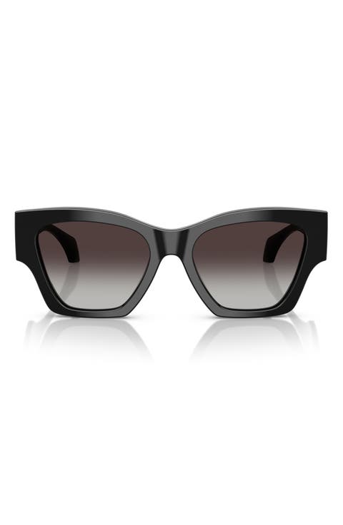 53mm Gradient Square Sunglasses