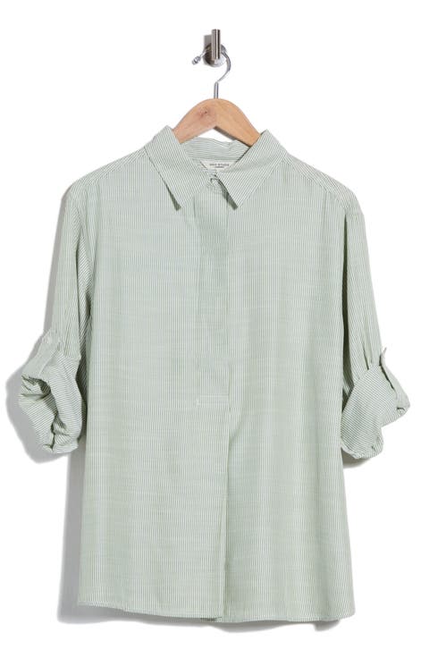 Stripe Popover Tunic