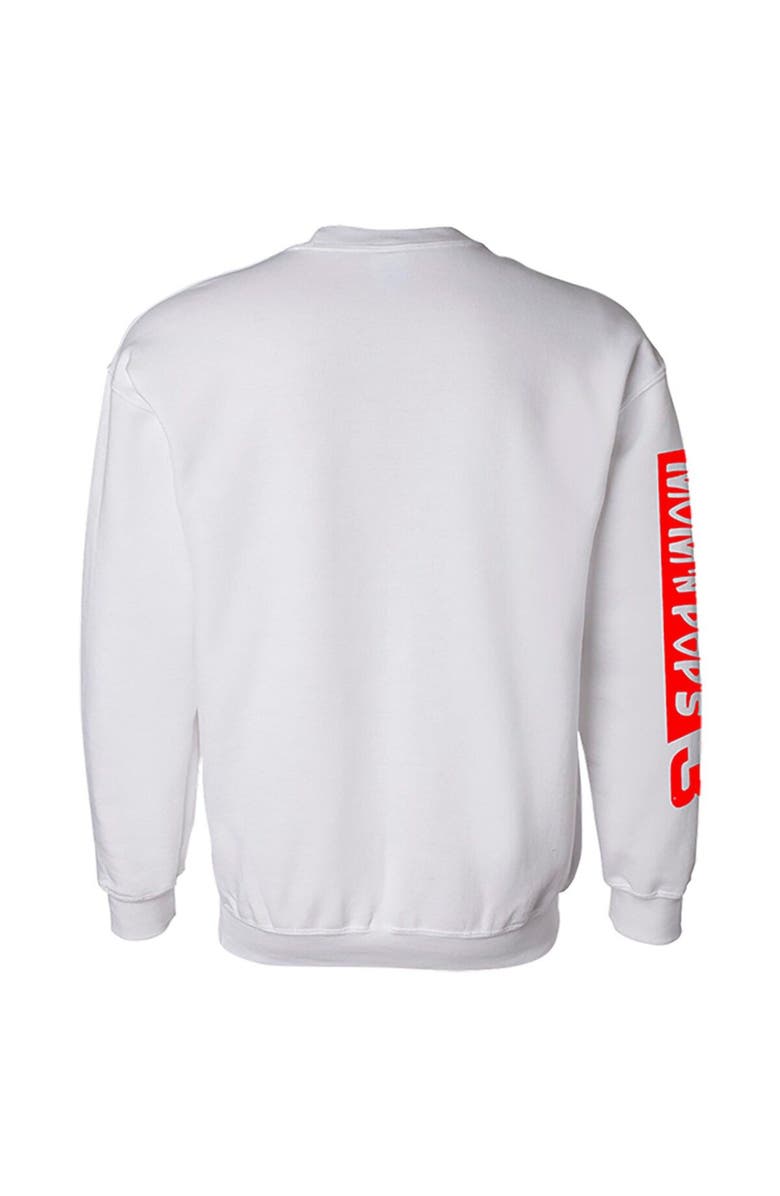 JR MOTORSPORTS OFFICIAL TEAM APPAREL Men's JR Motorsports Official Team Apparel White Dale Earnhardt Jr. Mom N' Pops Pullover Sweatshirt, Alternate, color, 