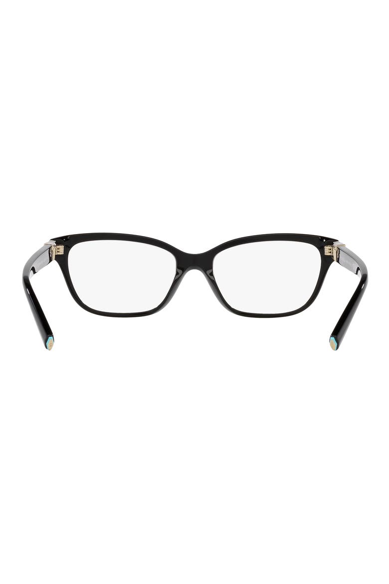 54mm Pillow Optical Glasses, Alternate, color, BLACK